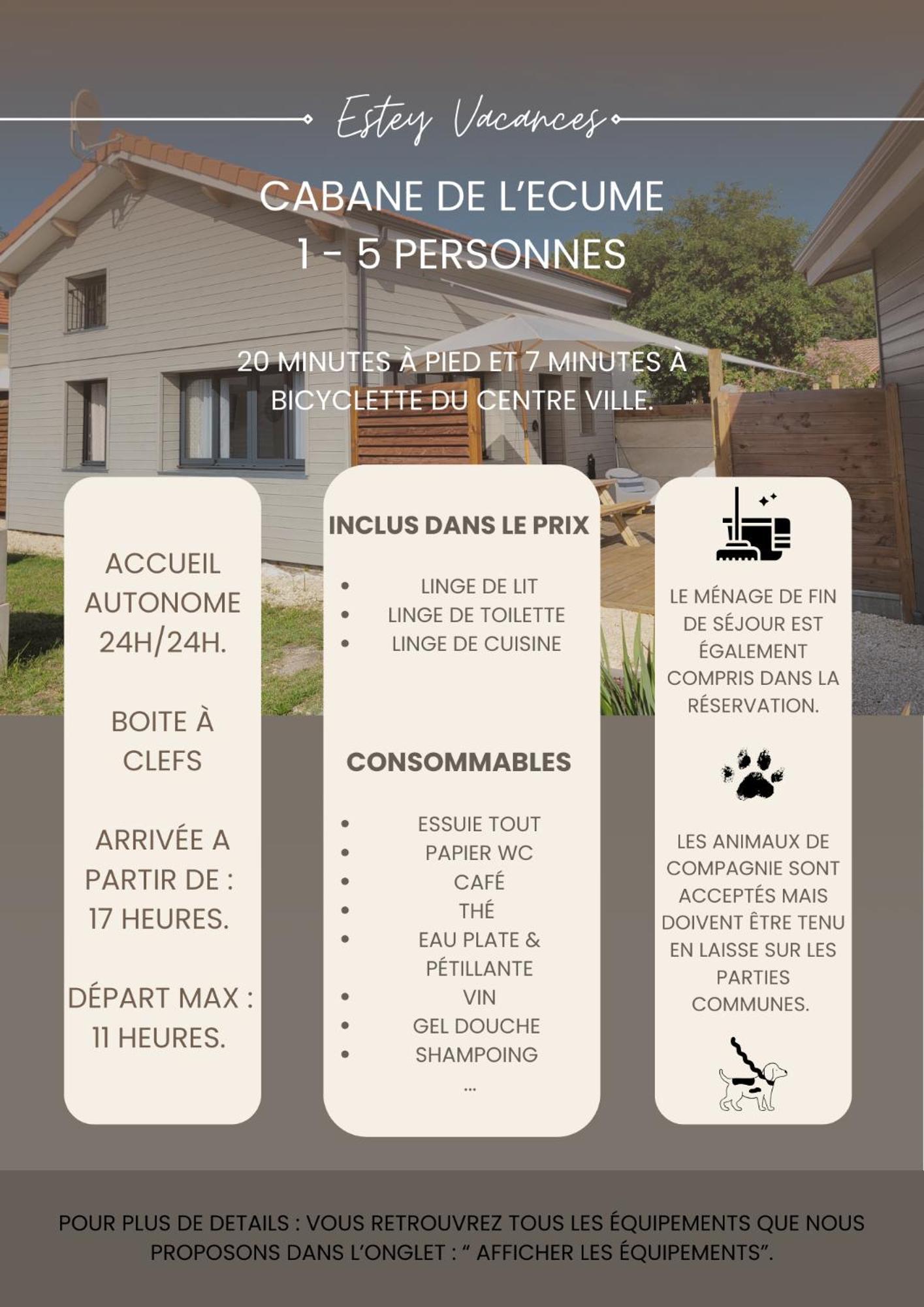 Les Cabanes De L'Airial Ecume Andernos-les-Bains Bagian luar foto
